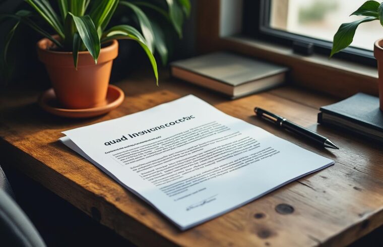 découvrez notre modèle de lettre de résiliation de contrat d'assurance pour un quad, conçu pour vous faciliter la démarche. suivez nos conseils et adaptez le contenu selon vos besoins pour mettre fin à votre contrat en toute sérénité.