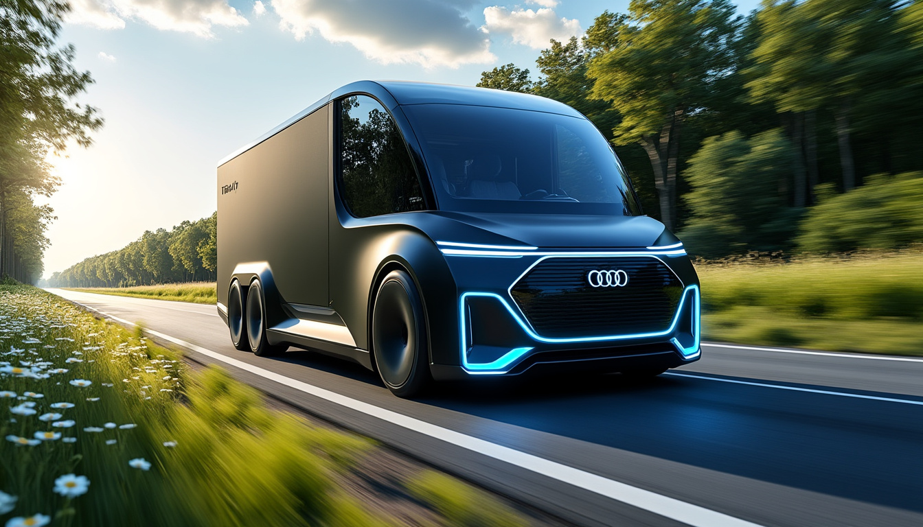 découvrez les camions électriques audi : une alliance parfaite entre performances remarquables et engagement pour le respect de l'environnement. optez pour une mobilité durable et innovante.
