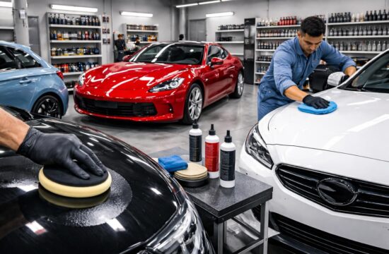 découvrez les différents types de polish pour voiture, leurs usages spécifiques et nos conseils d'application pour un fini brillant et protégé.
