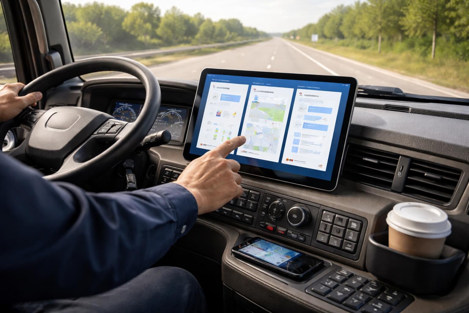 découvrez comment une tablette windows facilite la gestion des factures, des tournées et des documents de transport directement depuis la cabine pour optimiser votre organisation et gagner du temps.