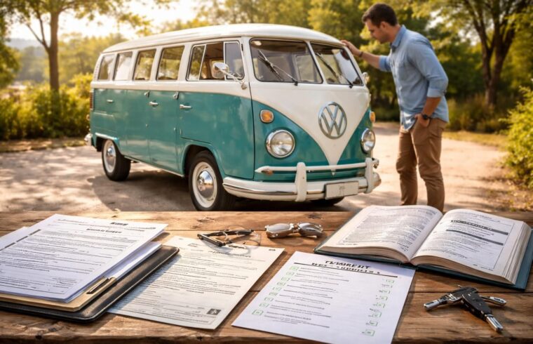 découvrez tout ce qu'il faut savoir pour l'achat d'un volkswagen combi : les documents indispensables, conseils pour l'assurance et les points clés à vérifier pour un achat en toute sérénité.