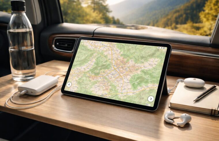 préparez votre ipad pour un long trajet grâce à notre check-list essentielle pour télécharger et utiliser des cartes hors ligne efficacement.